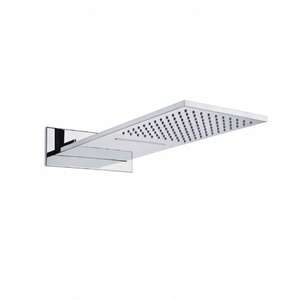Más vendido Conjunto de ducha termostática rectangular para baño con rociador tipo lluvia, rociadores laterales suaves, cabezales de ducha cepillados personalizados y montaje en pared - Product Image 3