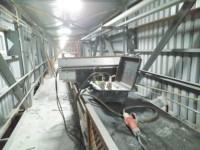 Presse de vulcanisation à plat pour caoutchouc, refroidissement par air, pour épissures de bandes transporteuses, en aluminium