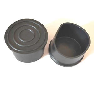 Protector de Patas de Muebles, 45 51, Redondo, Negro, Plástico, Antideslizante, Silencioso, para Muebles - Product Image 3