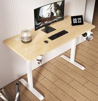 Cadre de bureau électrique moderne à hauteur réglable, à montage rapide, avec double moteur et conception à trois étages, pour immeuble de bureaux