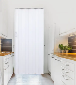 单层廉价塑料折叠门防水平面设计现代浴室防水门中国顶级品牌手册 - Product Image 3