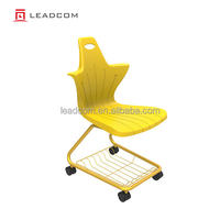 Leadcom L-M02 meilleure valeur chaise d'étudiant en classe salle de conférence chaises de collaboration mobiles universitaires