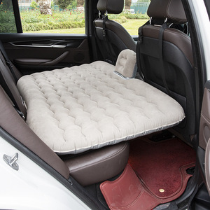 Bymaocar Car Air <b>Mattress</b> 137x80cm Dual-purpose For Vehicle And Outdoor Use Beige Gray Black Manual <b>Inflation</b> - Product Image 3