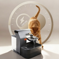 Distributeur d'eau intelligent pour animaux de compagnie avec capteur de mouvement, système de filtration à circulation automatique, utilisation en intérieur, fonction anti-renversement, matériau ABS