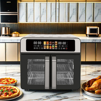 Prix usine porte française saine numérique 23l friteuse à Air 1700w four à Air friteuse la puissance 360 four à Air manuel numérique