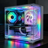 Ventilateur de refroidissement PC ARGB PWM 12025, ventilateur silencieux à courant continu sans balais à haut débit d'air, RVB adressable pour boîtier d'ordinateur de jeu