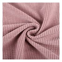 Échantillon gratuit imperméable à l'eau, polaire Polyester Composite Tricot Micro velours côtelé rembourrage velours peluche tissu pour meubles/