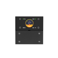 Interrupteur mural intelligent Tuya Larkkey Zigbee 3.0 hors ligne, commande centrale multifonction pour rideaux, éclairages et scènes