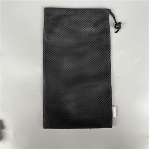 Sac de rangement extérieur personnalisé en polyester noir avec cordon de serrage pour tapis de plage - Product Image 4