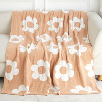 Couverture en microfibre tricotée à motif cœur, qualité supérieure, luxe léger, pour la Saint-Valentin, utilisation domestique, faible MOQ, personnalisable, OEM