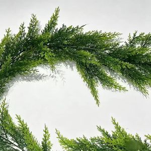 Jiayu Artificial Pine And Cypress Garland 72 <b>Mesh</b> Christmas Decor For Home <b>Window</b> Display - Product Image 3
