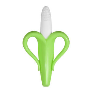 <span class=keywords><strong>Mordedor</strong></span> de bebé de silicona de grado alimenticio de Camilla, cómodo juguete masticable suave en forma de fruta de plátano, característica sensorial no tóxica para niños - Product Image 5