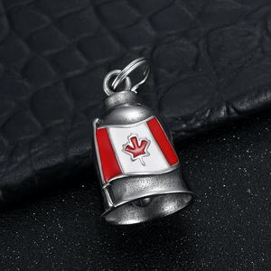 Porte-clés en acier inoxydable avec pendentif feuille d'érable canadienne, cadeau unisexe - Product Image 3