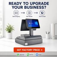 Système de point de vente tout-en-un pour salon de thé, écran Android 15,6 pouces, impression des commandes, compatible mini-programme, système de facturation en magasin