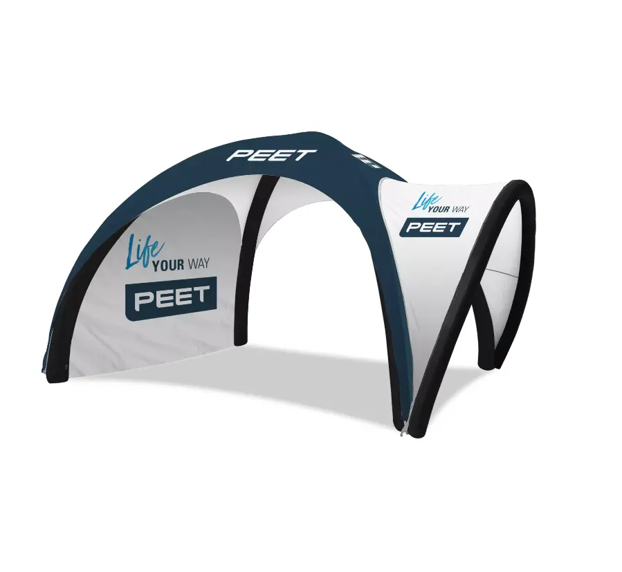 Passen Sie 600D Polyester Outdoor großes aufblasbares Event Party Dome Luftzelt an