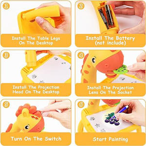 Planche à <span class=keywords><strong>dessin</strong></span> de projection de <span class=keywords><strong>cerf</strong></span> multifonctionnelle en vente en gros Jouet de projection de graffiti pour enfants - Product Image 4