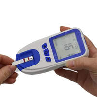 YULIN Analyseur d'hémoglobine portable pour usage domestique et clinique, avec bandelettes, conforme ISO