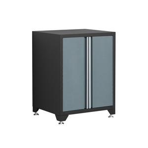 Armoire à double porte pour le rangement d'outils, type rectangulaire, gris, rouge, noir, 1910003, organisateur de bureau - Product Image 1