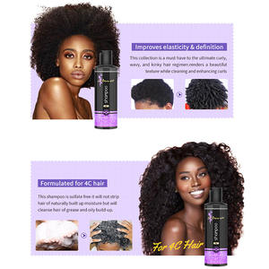 Slaying Lolli Oem-champú para mujer, sin sulfato de pelo, hidratante, rizador de menta, para cabello rizado 4C - Product Image 2