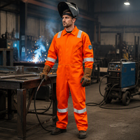 Combinaisons de travail antistatiques et résistantes aux flammes, vêtements de travail ignifuges pour hommes, combinaison de travail EN ISO 11612