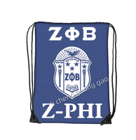 Sac à dos à cordon Zeta Phi Beta, sac à cordon de sororité, sac à dos de sport et de voyage pour activités de plein air, vente chaude, personnalisable