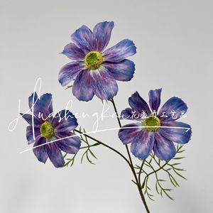 Artificial Cosmos <b>Flowers</b> Bouquet Plastic <b>Silk</b> High Simulation Wedding Decorations - Product Image 5