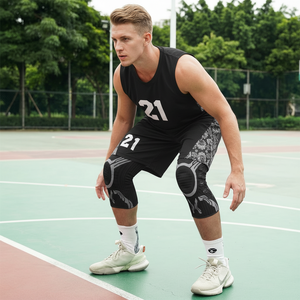 <span class=keywords><strong>Rodillera</strong></span> inteligente ajustable con logotipo OEM personalizado y gel para la rótula, ideal para correr, baloncesto, béisbol y recuperación de lesiones de <span class=keywords><strong>menisco</strong></span>. - Product Image 6