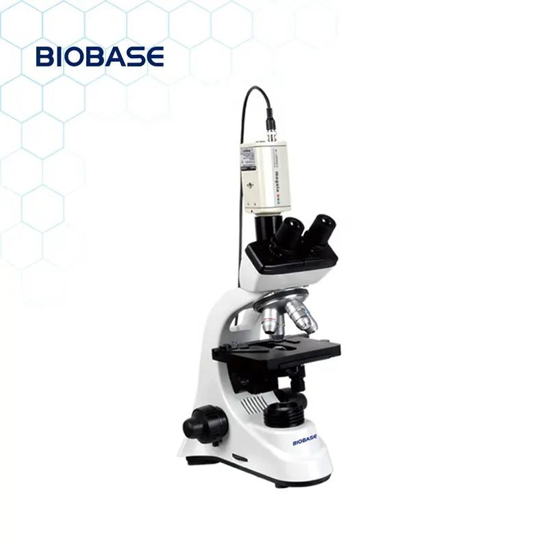 Microscope numérique de caméra de Microscope électronique trinoculaire portatif d'étudiant de BIOBASE pour le laboratoire d'école