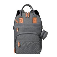 Sac à dos à langer Oxford Premium Grande Capacité Imperméable avec Mini Pochette pour Voyage de Bébé