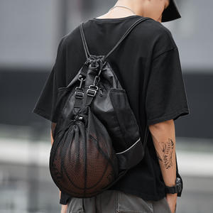 Mochila de Baloncesto con Cordón para Niños, Bolsa de Gimnasio Plegable Personalizada, Bolsa Deportiva con Bolsa de Malla Desmontable para Balón - Product Image 2