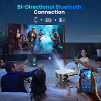 Anxin fabricant rétroprojecteur portable professionnel FULL HD 1GB 32GB sans fil wifi led lcd home cinéma 4k projecteur mini