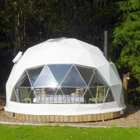 Dôme igloo transparent pour glamping de luxe, hôtel, complexe hôtelier, jardin et événements