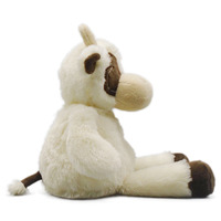 Peluche vache avec un visage souriant mignon