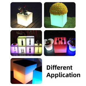 เก้าอี้ถังไฟ LED เปลี่ยนสีได้16สี, เก้าอี้กลางแจ้งอาร์จีบีเก้าอี้ทรงถัง - Product Image 5