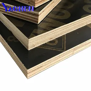 Junta de dedo de madera contrachapada con película negra de 4x8 12mm 15mm 18mm/núcleo de madera dura