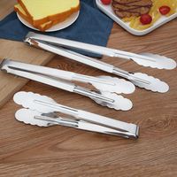 Ustensiles de cuisine Buffet outil de cuisine pince à pain pince à pâtisserie en acier inoxydable pince à aliments pour Desserts salades Barbecue