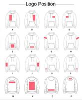 Sweatshirt Pria Model Boxy Custom Bordir 3D 370gsm French Terry Polo Half-Zip Distressed Wash Khaki Urban Workwear