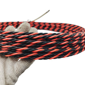 Elektrik 3 inti kepang pita ikan penarik kawat batang saluran dan kabel dinding berlari panduan perangkat aksesori kabel - Product Image 3