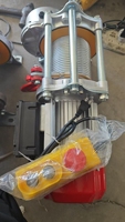 Treuil électrique en aluminium avec télécommande, palan électrique à câble métallique 60m 1T