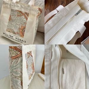 Bolsa de Compras de Lona con Diseño de Pintura del Museo Británico, Forma Rectangular, Empaquetado al por Mayor, Bolsa de Calicó para Regalos y Venta al por Menor - Product Image 3