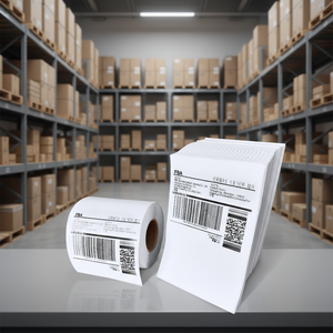 ฉลากกันน้ำพิมพ์บาร์โค้ดแบบติดกาวโดยตรง ขนาด 4x6 นิ้ว จำนวน 500 ชิ้น กระดาษความร้อน 100x150 มม. สำหรับใช้ในซูเปอร์มาร์เก็ต  ขั้นต่ำในการสั่งซื้อน้อย - Product Image 3