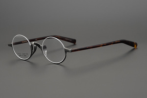 Nhật Bản Sưu Tập John Lennon Khung Tròn Cộng Hòa Phong Cách Retro Kính Siêu Nhẹ NỬA KHUNG Nhỏ Mặt Chiều Cao Số Kính - Product Image 5