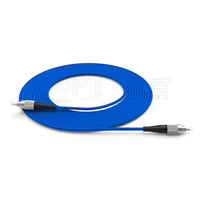 Cordon de brassage à fibre optique blindé FC, monomode, multimode, longueur personnalisée