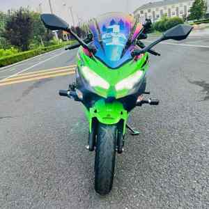 <span class=keywords><strong>Kawasaki</strong></span> <span class=keywords><strong>Ninja</strong></span> 400 Cruiser d'occasion, moto à essence de tourisme et tout-terrain, convertie en véhicule électrique - Product Image 3