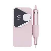 Machine à ongles électrique portable rechargeable avec écran LCD, outil professionnel de manucure et pédicure pour salon de manucure