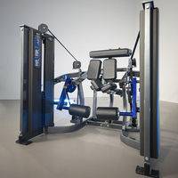 Mesin Leg Curl Berbaring ROSEN Gym Equipment Hammer Strength Pin Loaded, Pipa Baja Galvanis Berkualitas Tinggi Tebal 3MM