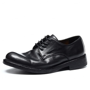 Zapatos de Hombre de Lujo Ligero, Hechos a Mano con Suela de Goma Genuina y Construcción Goodyear Welted, Estilo Británico, Punta Redonda, Sin Cordones, Cosidos, para Otoño - Product Image 4