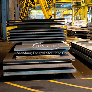 ألواح فولاذية ASTM A36 Q235 Q345 بسمك 6 مم، صفائح فولاذية كربونية مدرفلة على الساخن لبناء السفن، ألواح دروع باليستية - Product Image 5