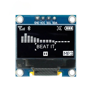 โมดูลจอแสดงผล POLED ขนาดเล็ก 0.91 นิ้ว 0.96 นิ้ว 1.3 นิ้ว พร้อมการสื่อสารแบบ IIC สีเหลืองน้ำเงินสองสี น้ำเงินขาว - Product Image 1