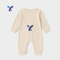 Combinaison bébé en viscose de bambou à double fermeture éclair, design unique, vente chaude, vêtements pour bébé, combinaison bébé en bambou
